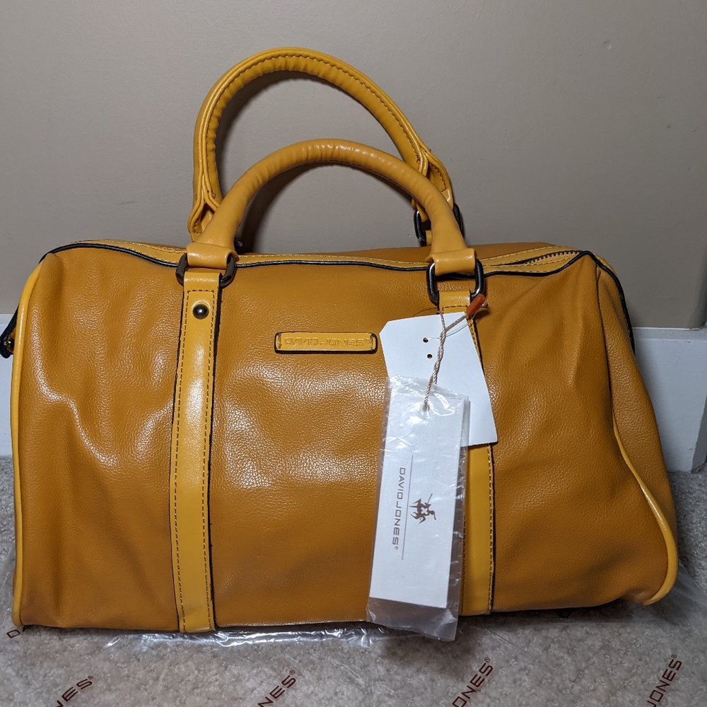 2/$80!  David Jones Bag DJ1051D Yellow
